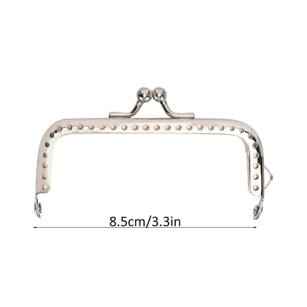 10pcs Silver Purse Frame Clasp 8.5cm/3.3in Size Purse Closure Frame For Coin Purse Making