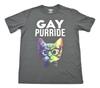 Mad Engine Mens Gay Purride LGBTQ Rainbow Shirt Kitten Cat New XS-2XL