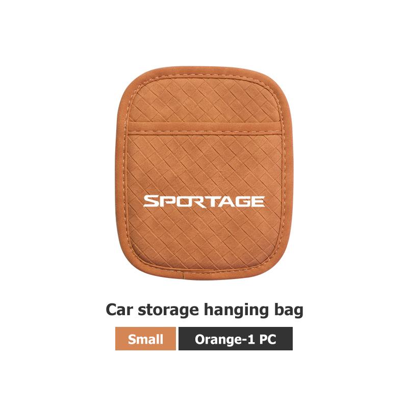 coajtd1 Car Center Console Side Paper Towel Key Storage Bag Pocket Organizer Bags For KIA Sportage Rio K5 K2 Optima Cerato Proceed Venga