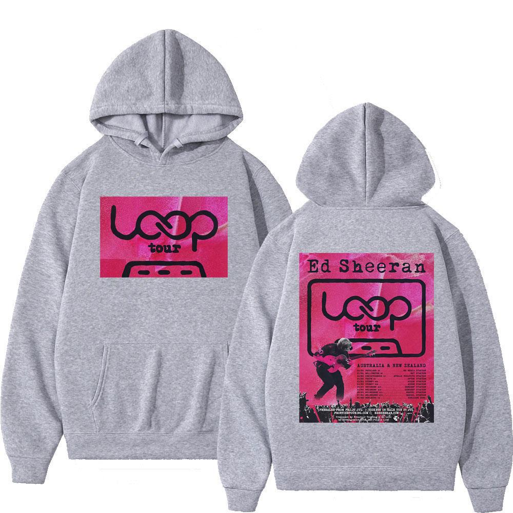 Ed Sheeran Loop Tour Australia and Zealand 2026 Tour Hoodie Unisex Fashion Pullover Casual,oversized Hip-hop Sportswear