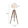 Floor Lamp Wood Stand Only, Metal Construction Multiple Style Options for Living Room, Bedroom, Home Office Decor