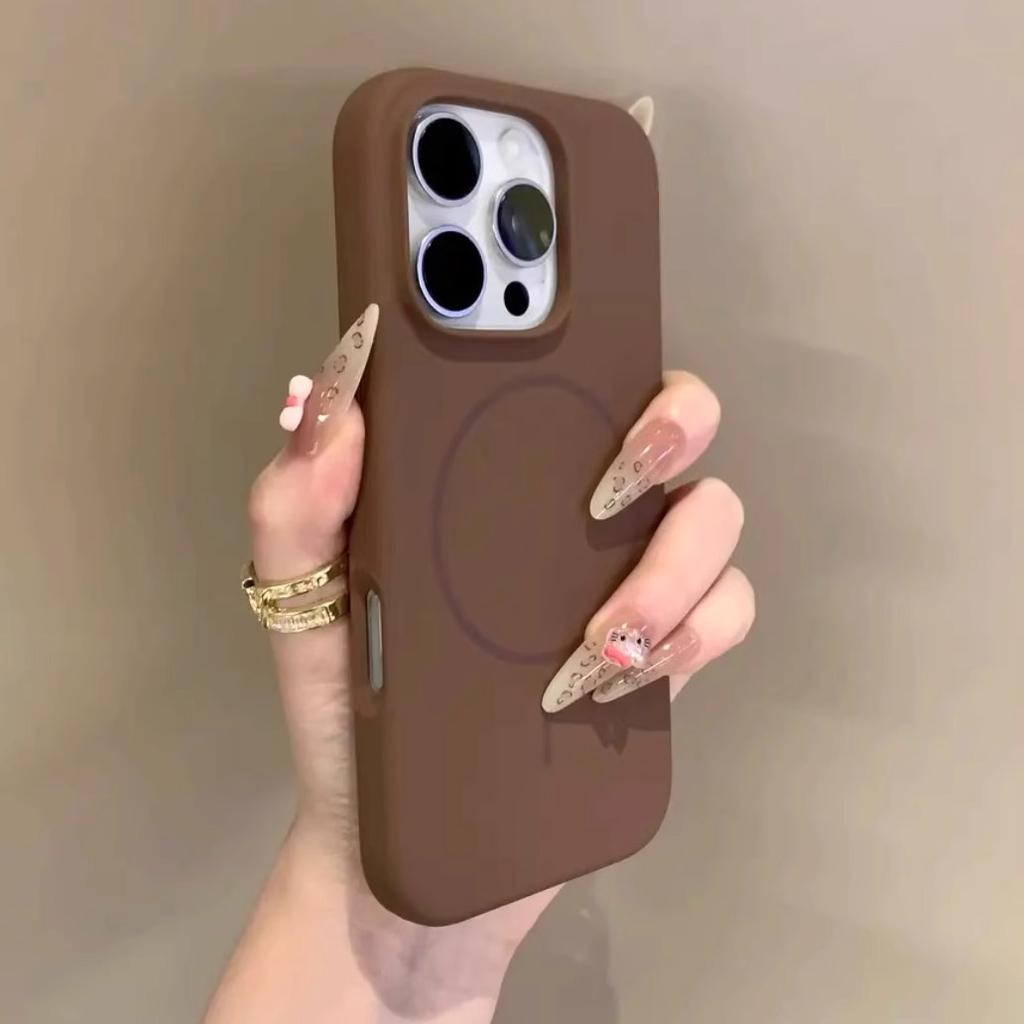 Applicable To Apple IPhone 16 Promax Mobile Phone Case New 16 Liquid Silicone MagSaf Magnetic Suction Full Package Anti Fall