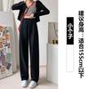 Sweatpants women's early autumn loose drape straight tube small man tied feet casual sweatpants narrow wide-leg pants