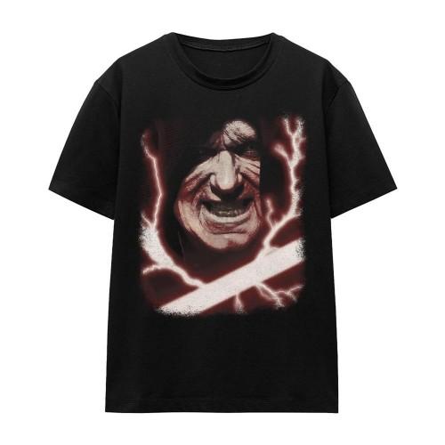 STAR WARS Damen/Damen Sheev Palpatine Großes Gesicht T-Shirt
