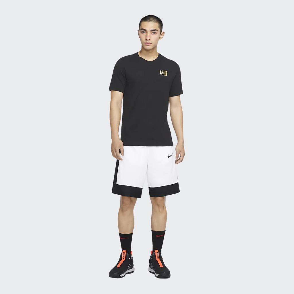 Nike Strive For Greatness James Virtues Crew Neck Short Sleeve T-Shirt Men Tops Black CV1058-010