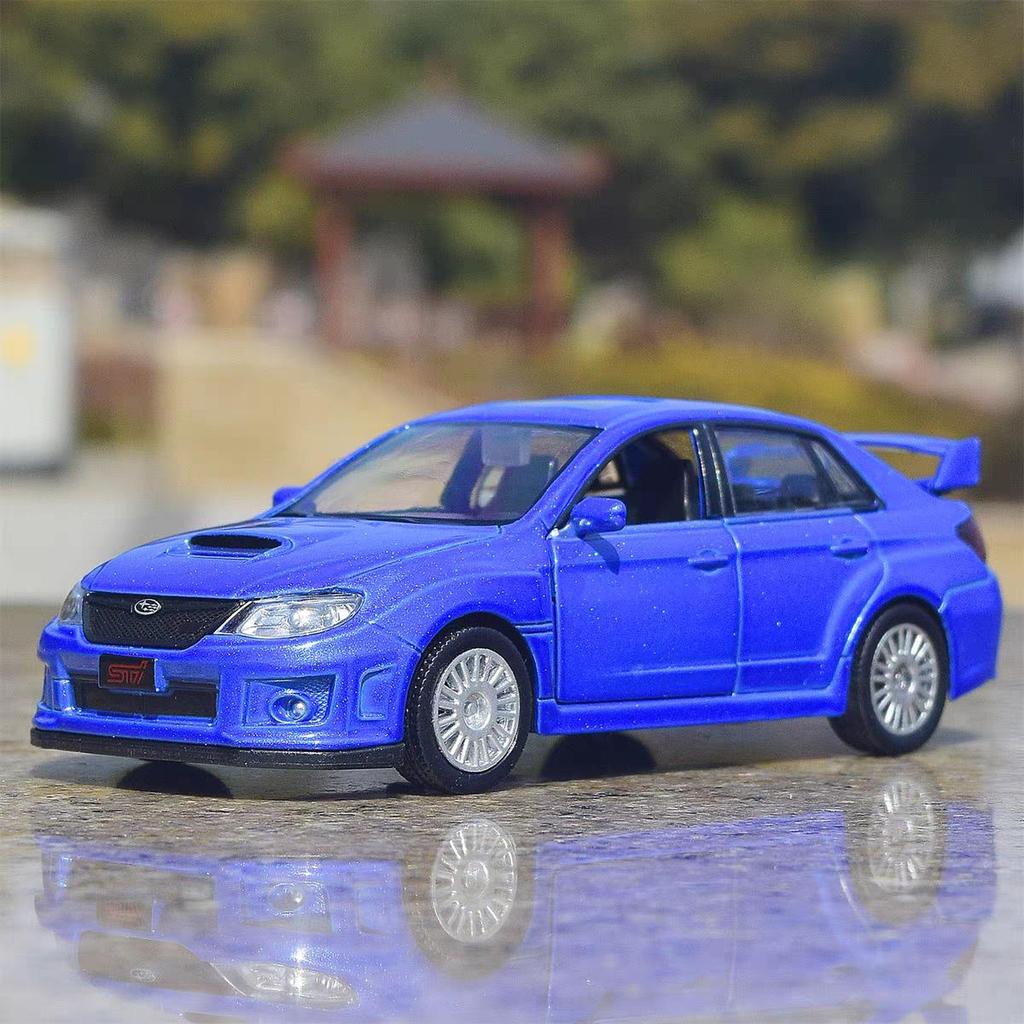 Subaru Impreza WRX STI 2010 Rallyové auto JDM Simulace Odlévaný a Hračka Vozidlo RMZ city 1:36 dárků ze slitinových modelů pro děti