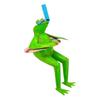 Frog Swimmer - Decorative Metal Figurine