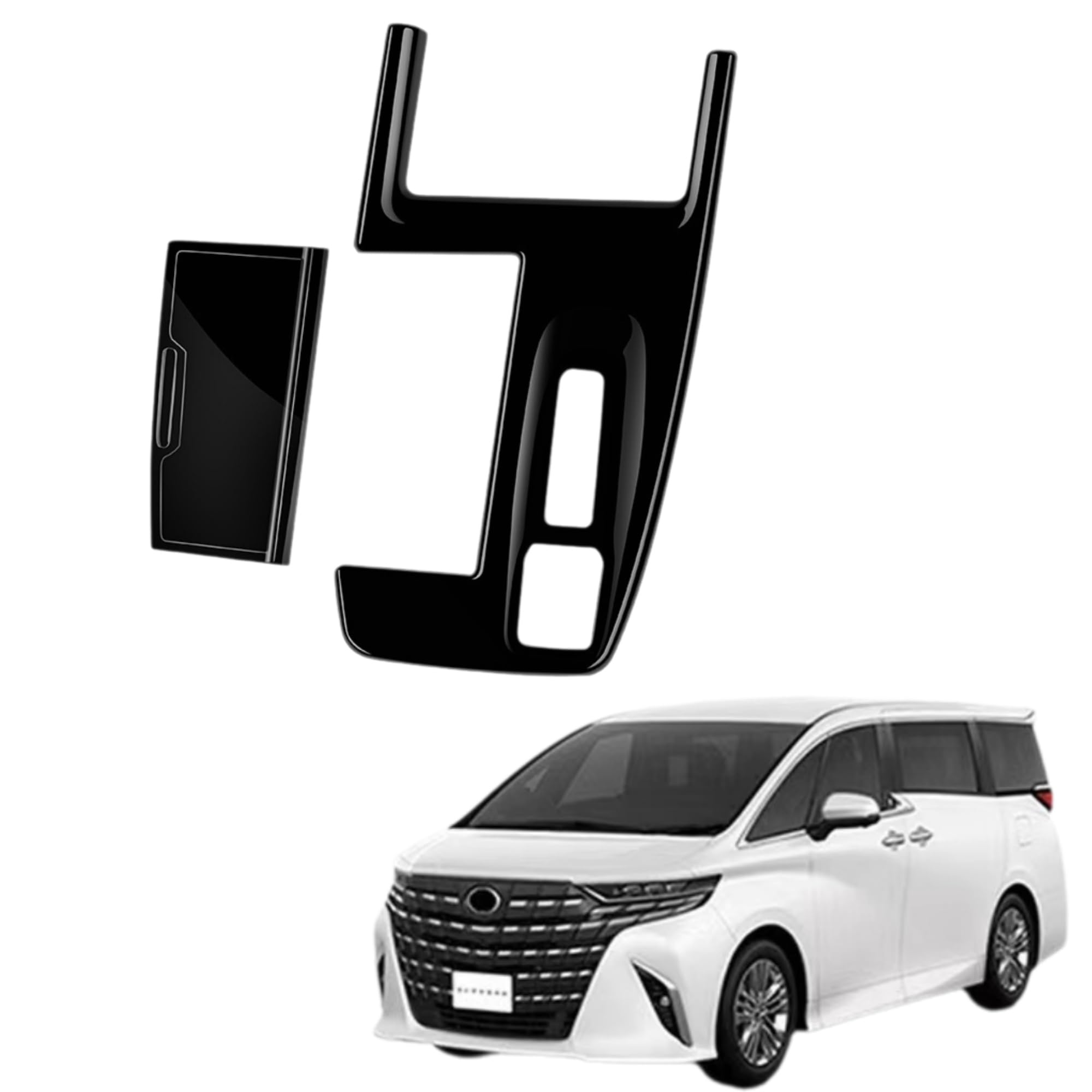 

EopTatoo Панель переключения передач Крышка панели переключения передач для Новых Пользовательских Салонных Аксессуаров для Крышки Electro Shiftmatic, Накладка, Альфард/Веллфайр (40