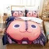 Anime Pochita Chainsaw Man Bedding Set Boys Girls Twin Queen King Size Duvet Cover Pillowcase Bed Boys Adult Home Textileextile