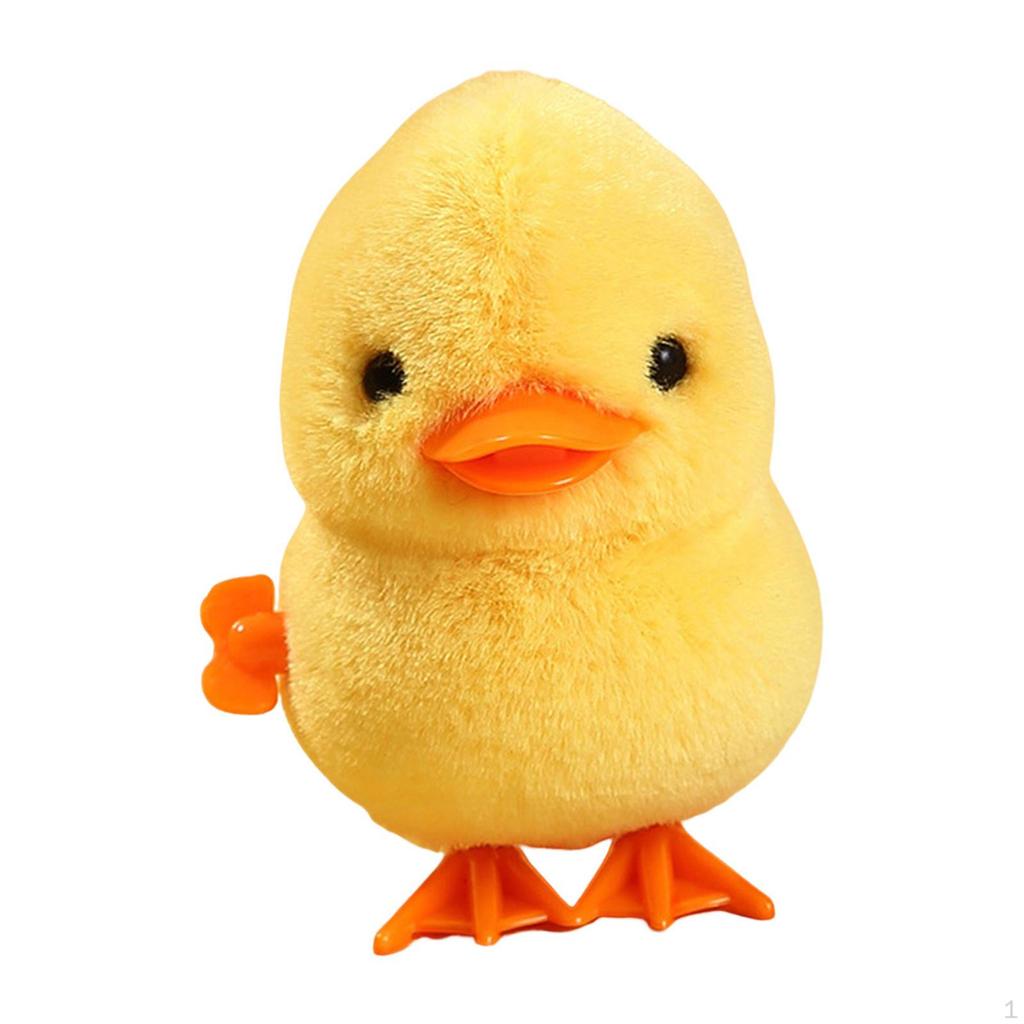 Plush Toy, Chick Toys, Realistic Stuffed Duck Jumping Cartoon Clockwork