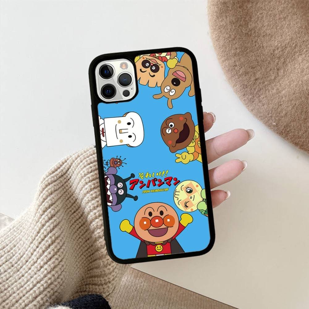 Cartoon Cute Fashion A-anpanmanes PC+TPU Protective Phone Case For IPhone 17 16 Pro Max 15 Plus 14 13 12 11 Cover