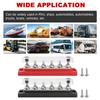 150A Power Distribution Block 48V Bus Bar Terminal Block 6 x M6 Terminal Studs Marine Bus Bar with Cover For Car Truck