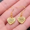 Trendy and Elegant Evil Eye Hand Talisman Amulet Drop Earrings Lucky Graduation Gift for Date Nights