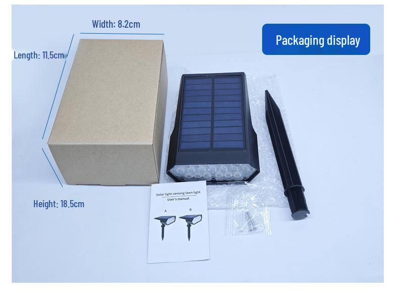 Solar LED Garden Spotlight for Outdoor Courtyards and Villas