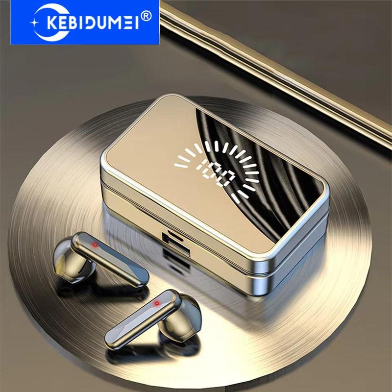 Wireless Bluetooth 5.2 Earphones Noise Reduction Headphones HiFi Stereo Headsets Touch Control Gaming Sports Earbuds