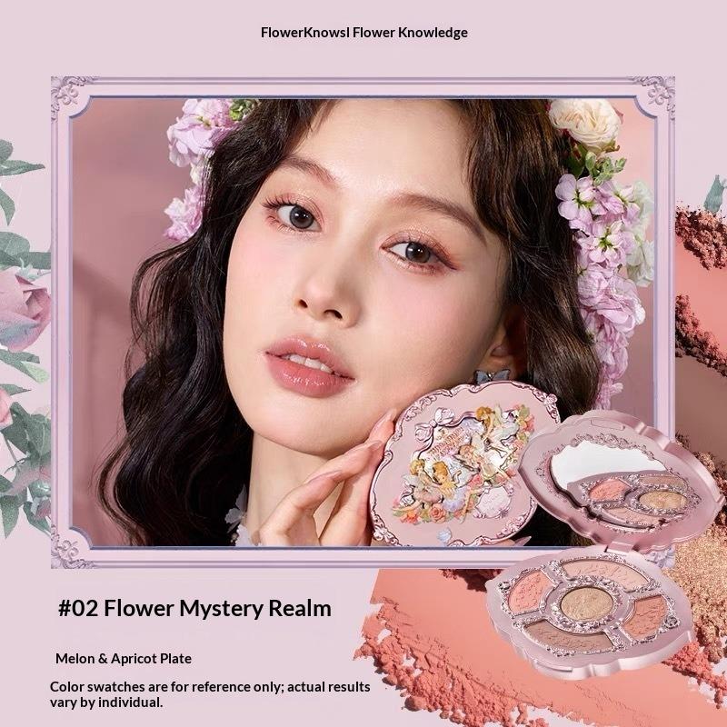 Five-color Relief Comprehensive Shadow Eyeshadow Disc Color Test Matte Pearlescent No Flying Powder Daily Versatile Woman