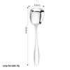 Ruhan Large Square Flat-Bottom 304 Stainless Steel Spoon