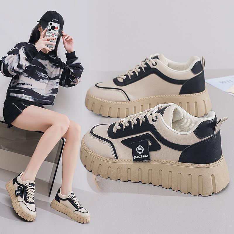 22 autumn new breathable shoes ins platform sports and leisure board shoes