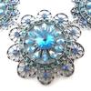 Les Trésors De Lily [M9431] - Collier créateur 'Sissi' bleu argenté