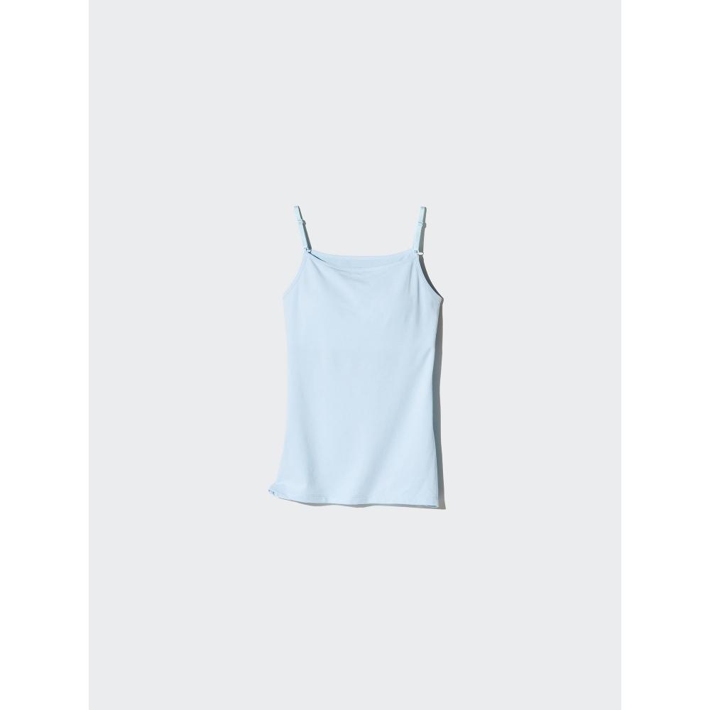 

Uniqlo Японский женский бюстгальтер-майка из смесового хлопка Air Rhythm 61 BLUE/140