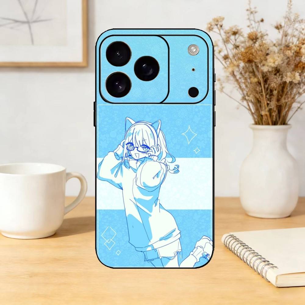 Y-Yuzuhara Madoka (1) Phone Case For iPhone 17,16,15,14,13,12,11 Plus,Pro,Max,Mini Silicone black Soft Cover