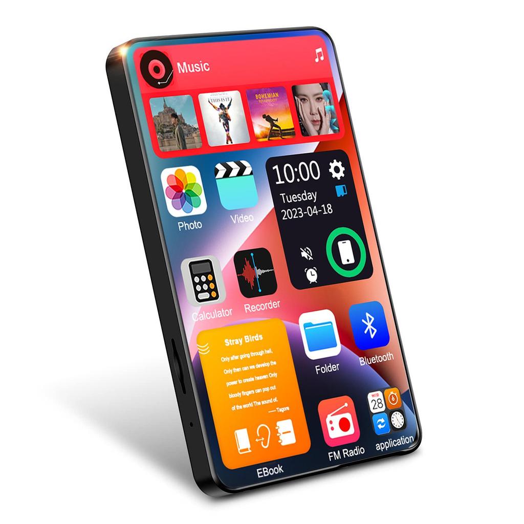 4.0-inch Full-Screen Bluetooth MP3/MP4 Music Player, Lossless Student Edition