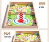 Bouncing Chess Catapult: Wooden Two-Player Battle Game for Parent-Child Interaction & Educational Fun