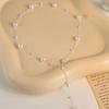 2026 High-End Gypsophila Pearl Tassel Necklace: Light Luxury Fashionable Clavicle Chain for Women