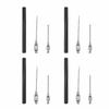 4Set Aluminium Alloy Fishing Needle Set Rotatable Multifunctional Lure Bait Needle Set Non-Slip Grip 2-in-1