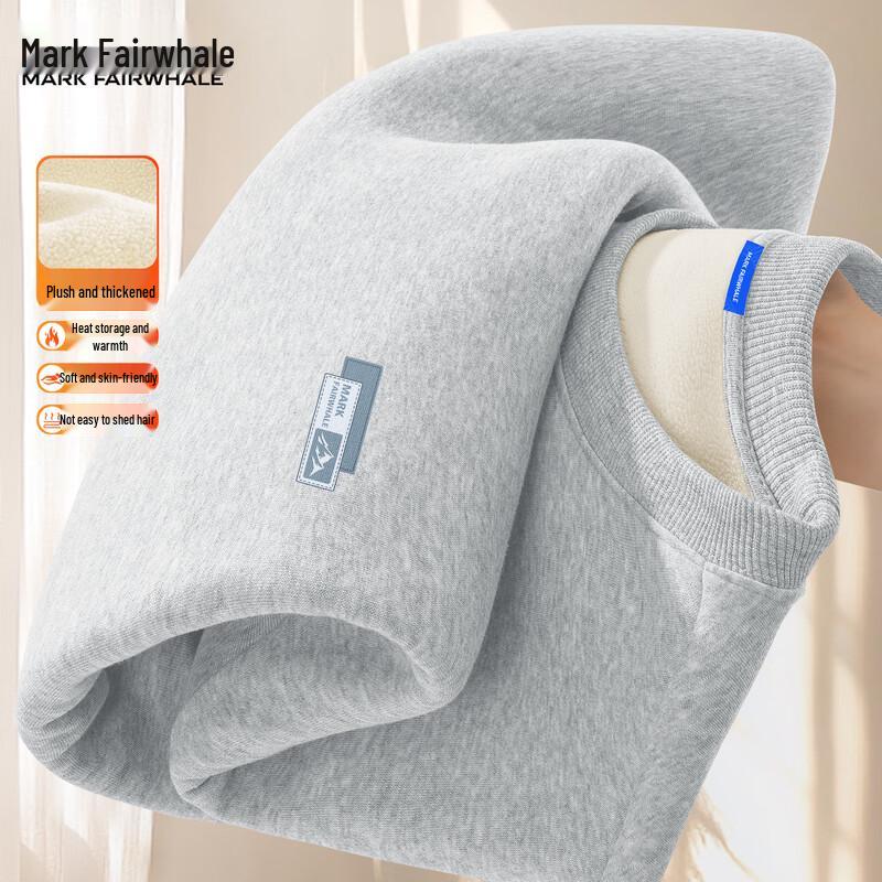 Mark Fairwhale Men's Heavyweight Fleece Round Neck Sweatshirt