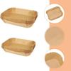 Air Fryer Papers Pads Rectangular Baking Papers Kitchen Oil-proof Paper