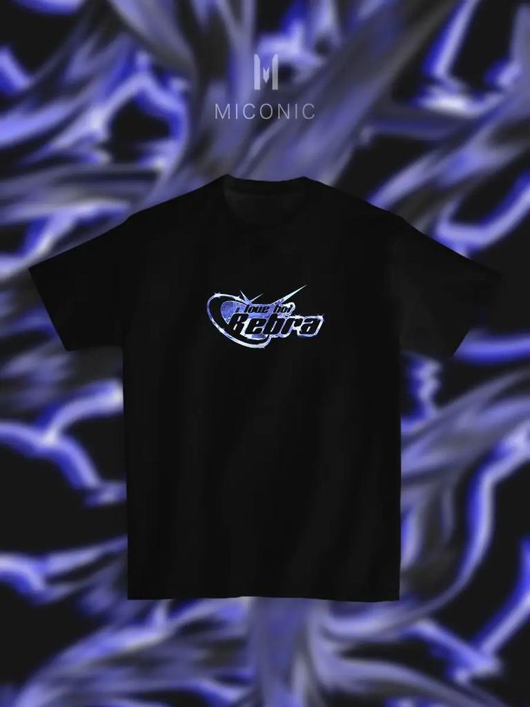 T-shirt grunge stampata Y2K