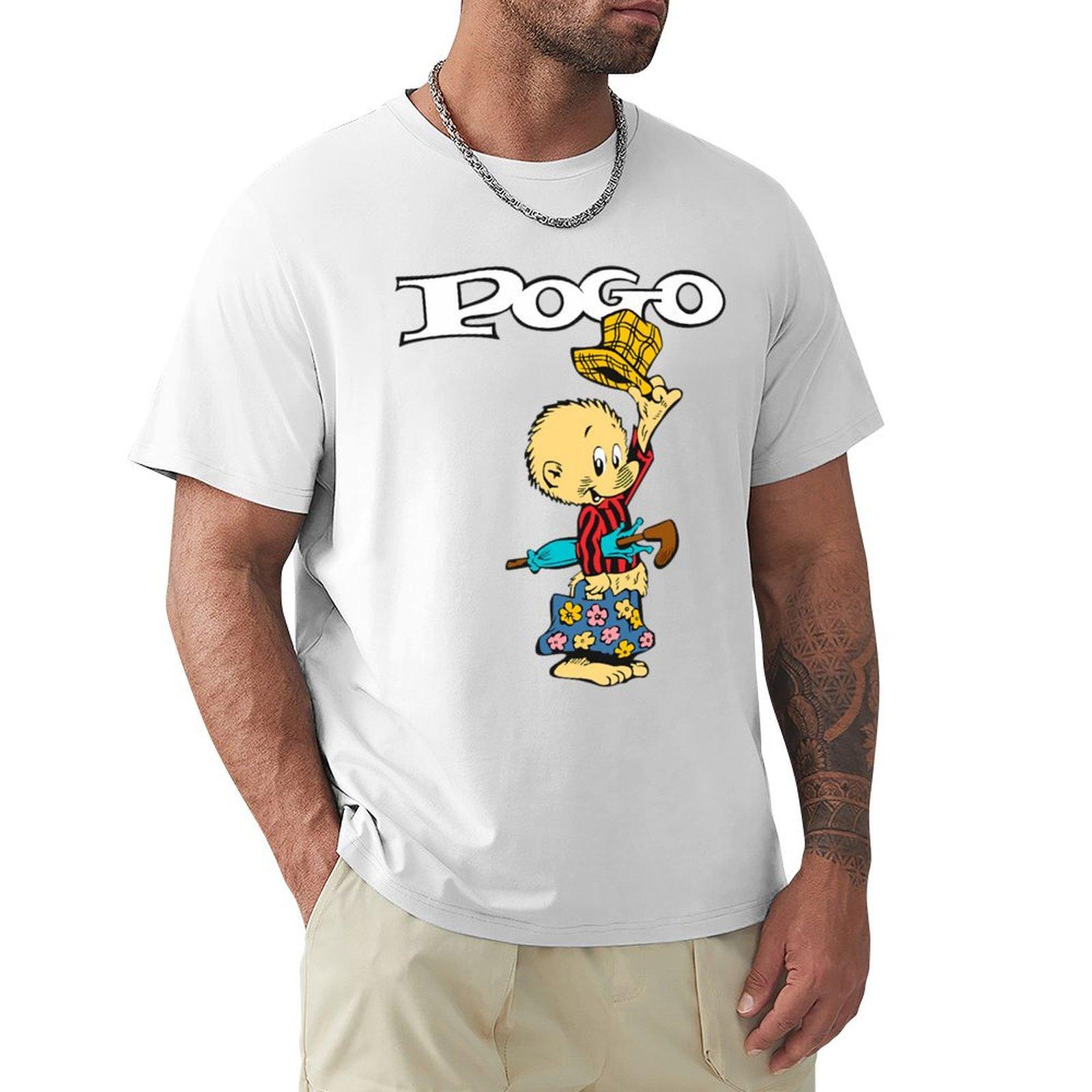POGO POSSUM TShirt Anime tshirt korean fashion Blouse vintage anime shirt oversized t shirts for men S