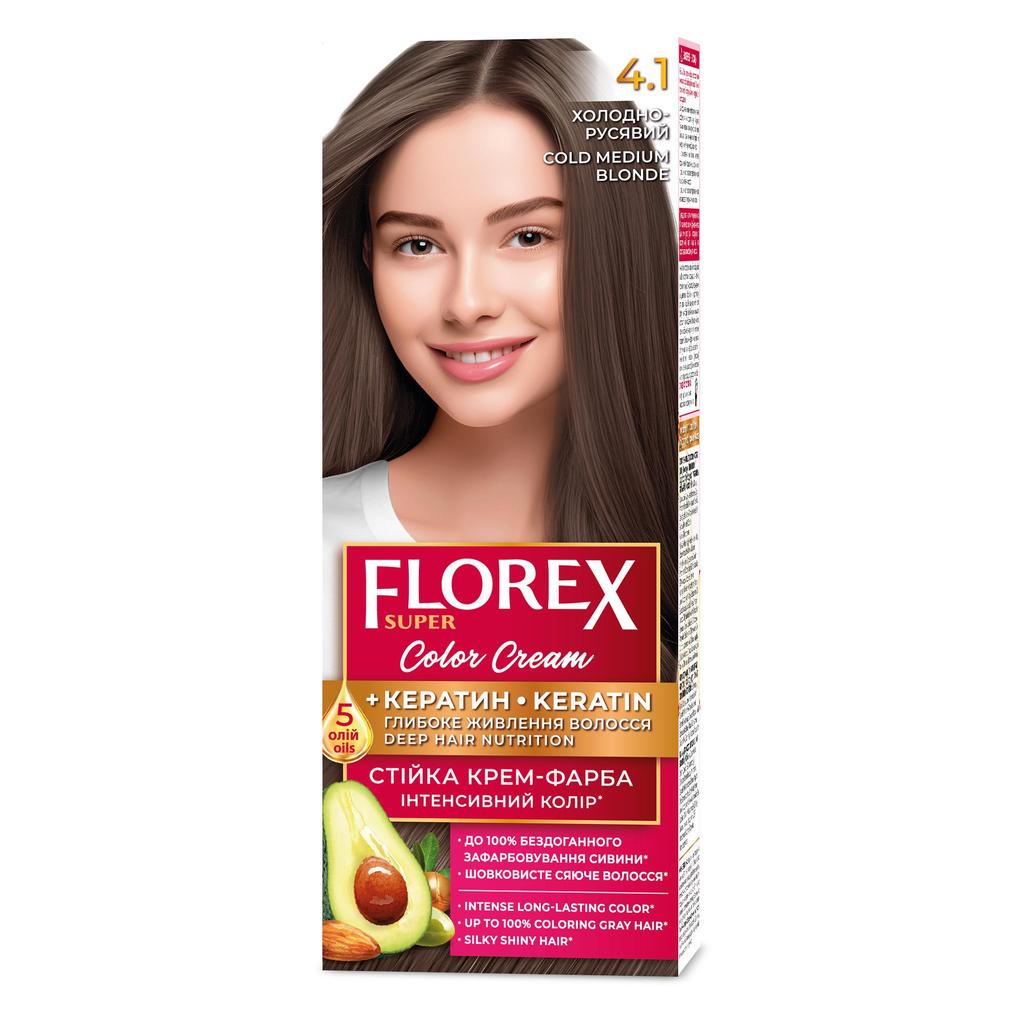 Florex Super Permanent Hair Dye Cream - Give Your Hair Deep Nourishment, Makes Your Hair Soft and Silky-shiny.