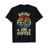 I Like Biking Coffee Funny Vintage Sports Lover Bicycle T Shirt Vintage Stretched Breathable Comfortable