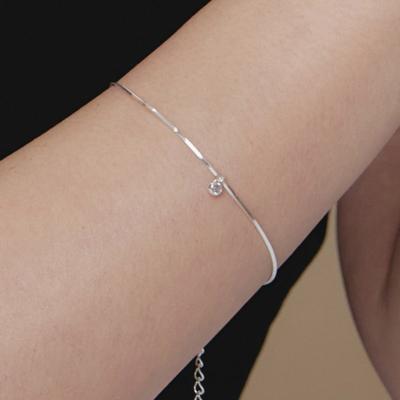 Dmoment (925Silver) Bare Light Bracelet
