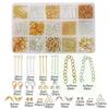 Kit de Inicio para Fabricación de Joyería de 1260 Piezas/Set Pendientes Collar Componentes Cuentas DIY Accesorios para Joyería Adecuado Para Adultos y Principiantes