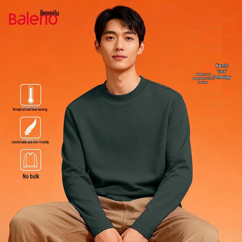 Baleno Men s Half-High Collar Long Sleeve Thermal T-Shirt 3XL