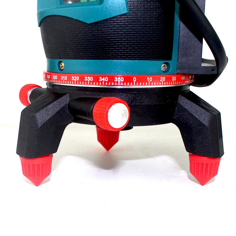 High Precision Green Light Laser Level with 2, 3, or 5 Lines for Outdoor Use