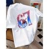European sizes T-shirt with Spider Pattern and Number 67 Design, Children,Fashionable and Casual - New Summer Trendy Brand Printed Clothing, Unisex