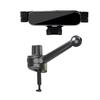 Auto Clamping Car Ph Holder with Silic Pad Extension Rod and Telescopic Hook Nonslip Stable