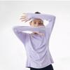 Spring & Autumn Girls' Long-Sleeve Nylon Quick-Dry Yoga & Sports Set