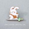 Fish Fox Strawberry Enamel Pin Lovely Brooch Cartoons Badge For Bags Jeans Hoodies Denim Lapel Pin Jewelry Kids Best Gift