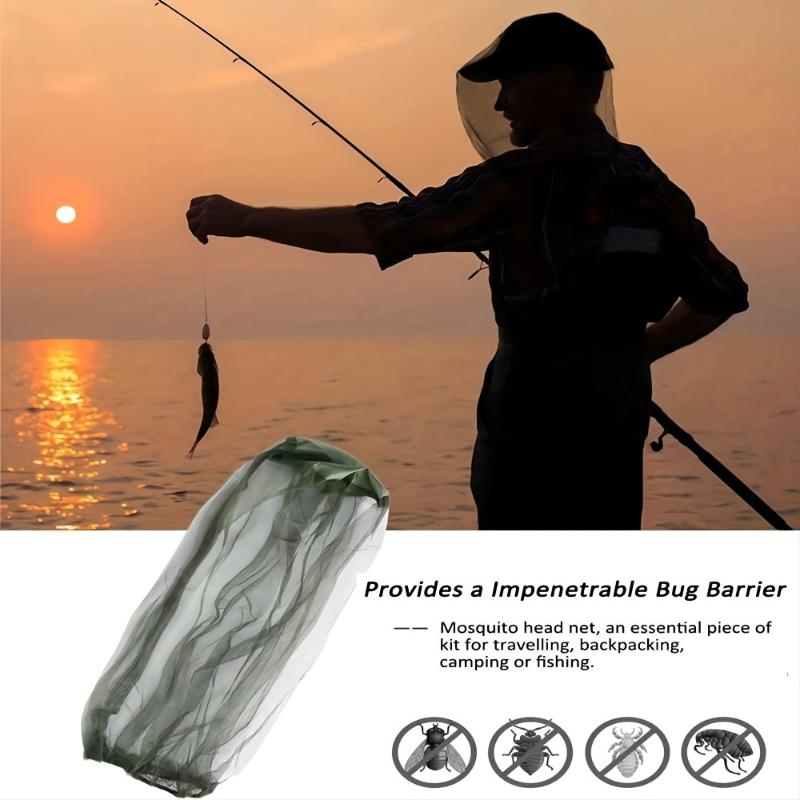 2 buc. Cap de exterior rezistent la tantari pentru barbati si femei, husa verde din plasa, protectie plasa, rezistenta la insecte, rezistenta la albine, caciula pestisorel rezistenta la tantari.