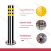 Chi Weng Thickened Stainless Steel Reflective Bollard