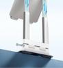 Foldable Metal Tablet Stand for Desktop: Adjustable for Online Classes & Gaming