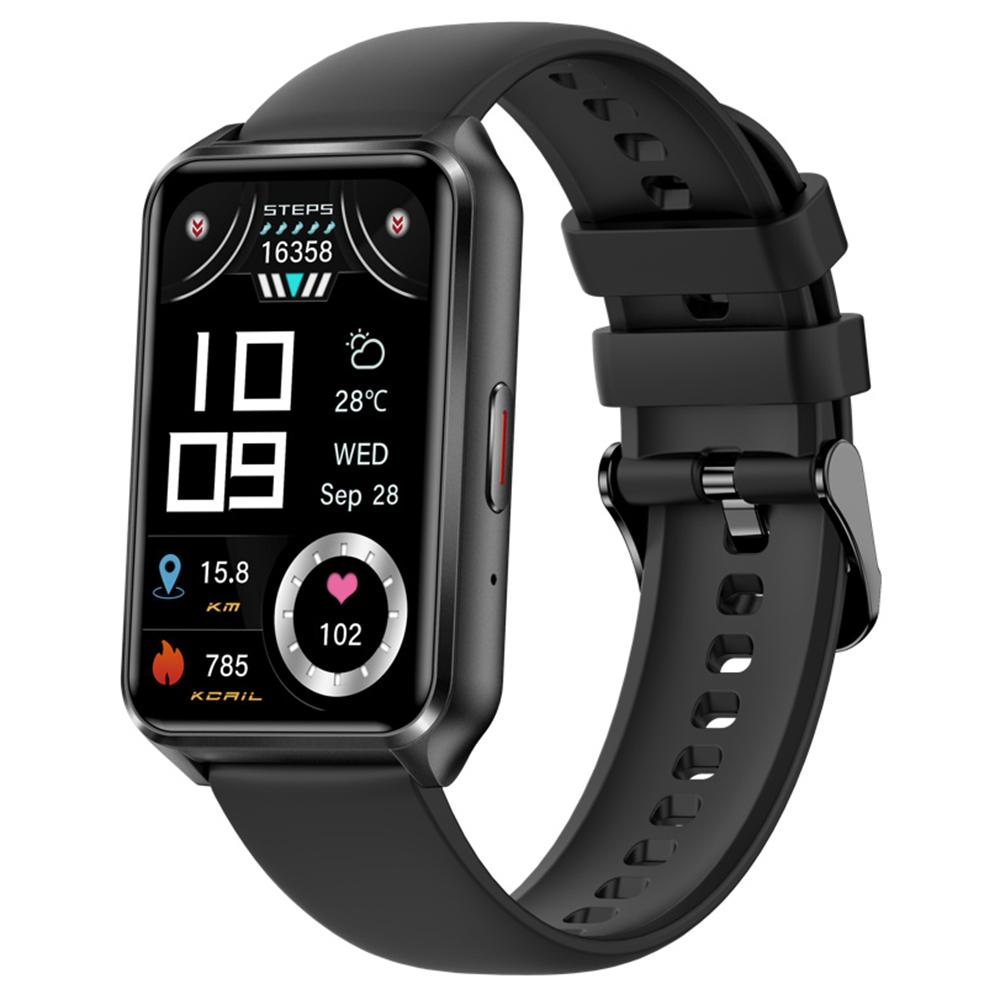 

H37 1,57-дюймовый квадратный экран, смарт-часы с поддержкой Bluetooth-звонков, монитор сердечного ритма и уровня кислорода в крови, спортивные часы Black