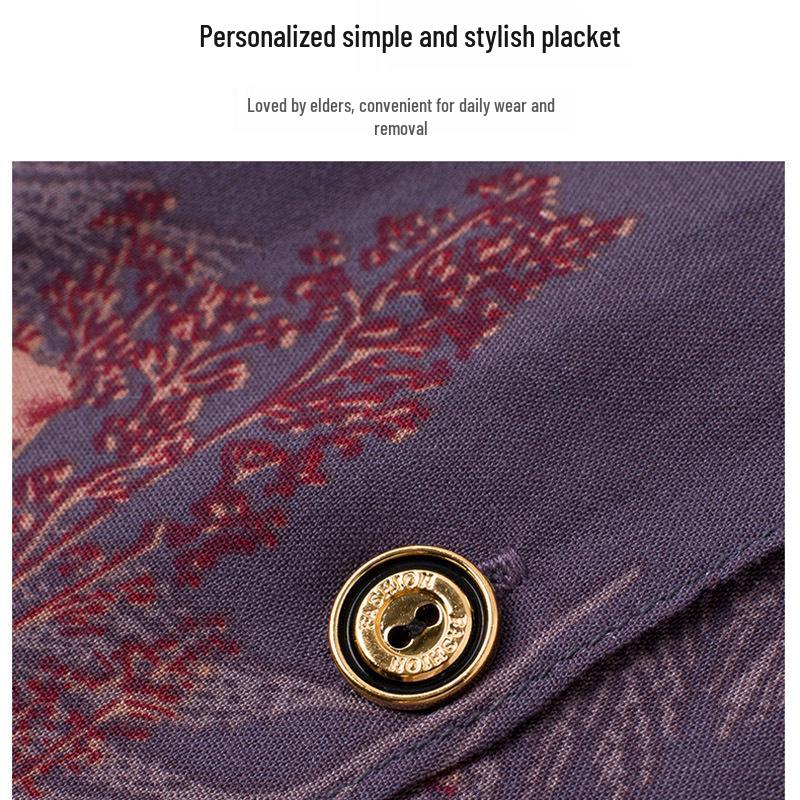 2026 New Style Lightweight Summer Cardigan and Short-Sleeve Set for Middle-Aged and Elderly Women