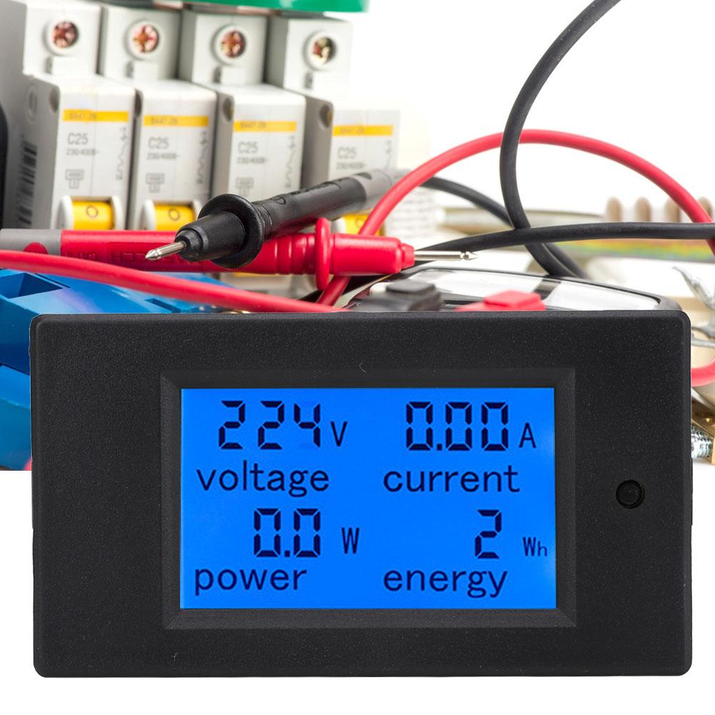 Multifunktionaler Digitalanzeige Leistungsmonitor Spannung Strom Energie Multimeter(PZEM061 (Teilt