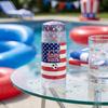 Patriotic Red White and Blue Body Glitter Stick, 4th of July Accessories for Women Kids, Sparkling Face Hair Glitter